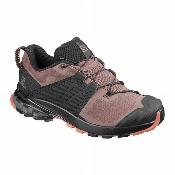 Black Salomon XA WILD Women\'s Trail Running Shoes | AE-129RSPM