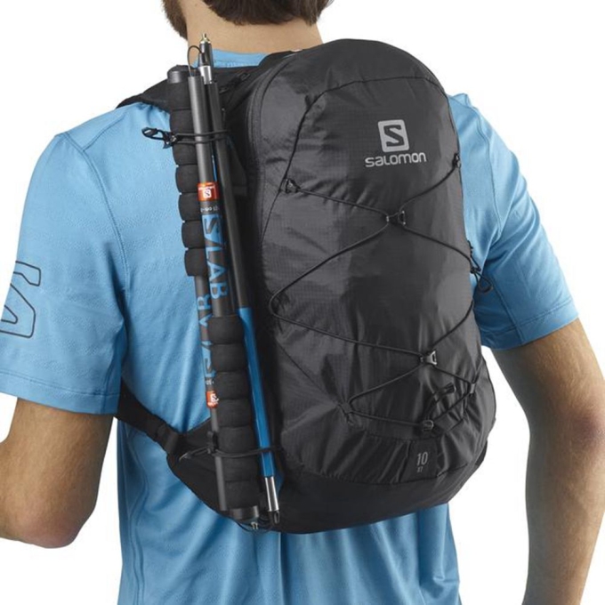 Black Salomon XT 10 Men's Packs | AE-230EAHP