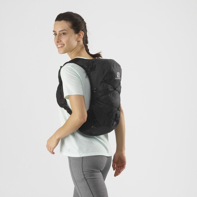 Black Salomon XT 10 Men's Packs | AE-230EAHP