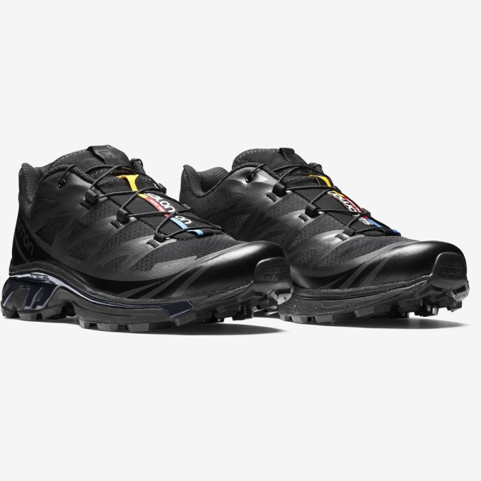 Black Salomon XT-6 Men's Sneakers | AE-354JNPV