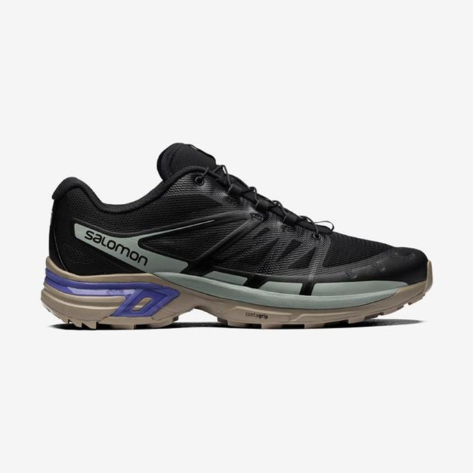 Black Salomon XT-WINGS 2 Men's Sneakers | AE-513SBMI