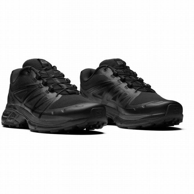 Black Salomon XT-WINGS 2 Men's Trail Running Shoes | AE-294SRCX