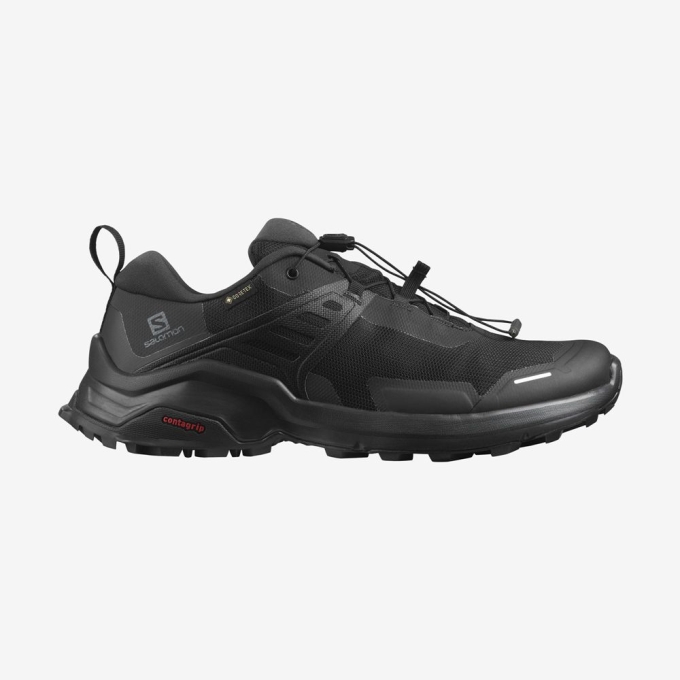 Black Salomon X RAISE GORE-TEX Men\'s Hiking Shoes | AE-796OARX