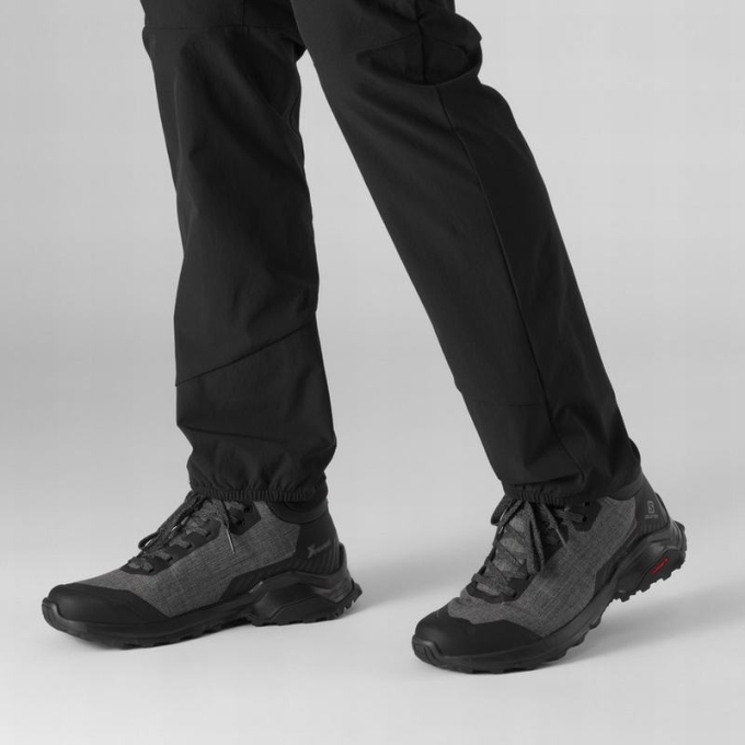 Black Salomon X REVEAL CHUKKA CLIMASALOMON WATERPROOF Men's Winter Boots | AE-410XRHT