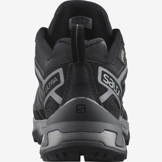 Black Salomon X ULTRA 3 GORE-TEX Men's Hiking Shoes | AE-167BULF