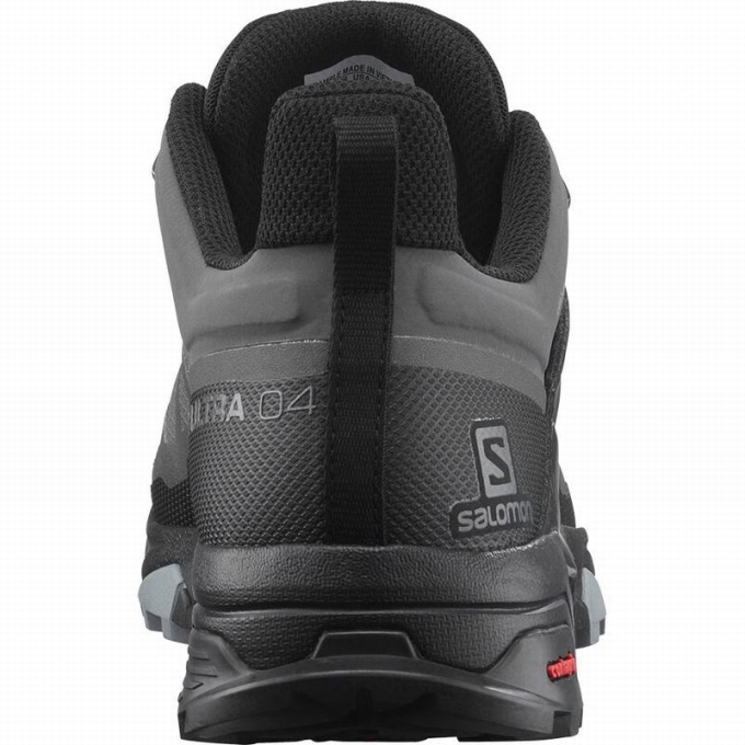 Black Salomon X ULTRA 4 GORE-TEX Men's Hiking Shoes | AE-152UZQV