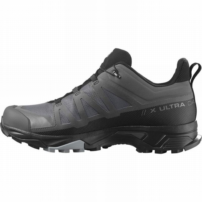 Black Salomon X ULTRA 4 GORE-TEX Men's Hiking Shoes | AE-152UZQV