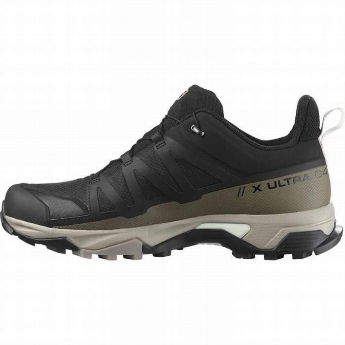 Black Salomon X ULTRA 4 GORE-TEX Men's Hiking Shoes | AE-426ORLH