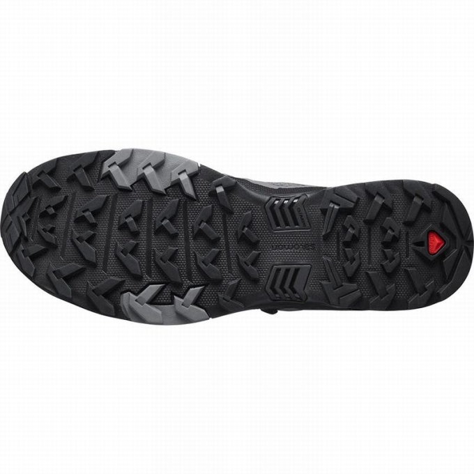 Black Salomon X ULTRA 4 Men's Hiking Shoes | AE-193CWFL