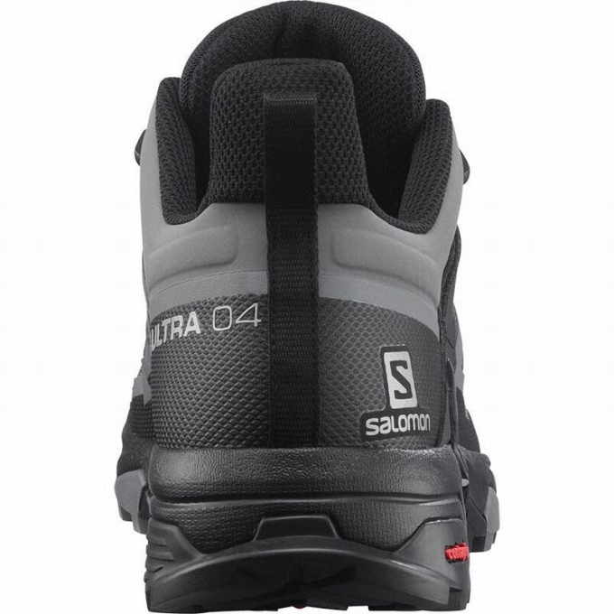 Black Salomon X ULTRA 4 Men's Hiking Shoes | AE-193CWFL