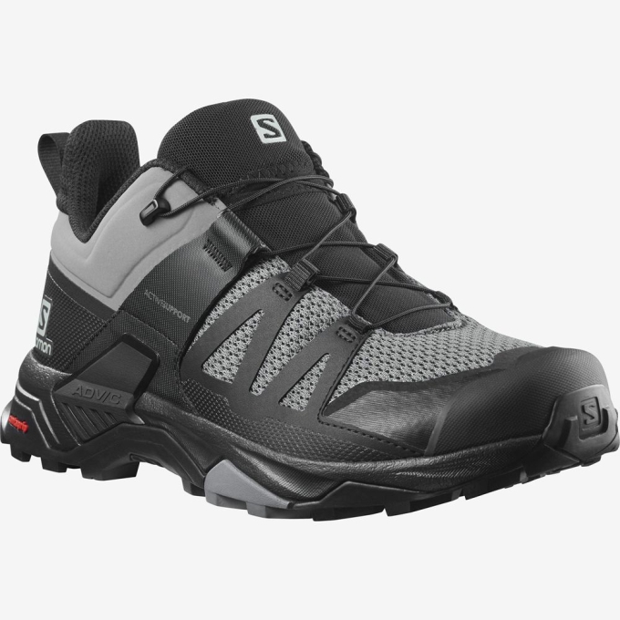 Black Salomon X ULTRA 4 Men's Hiking Shoes | AE-680LCOH