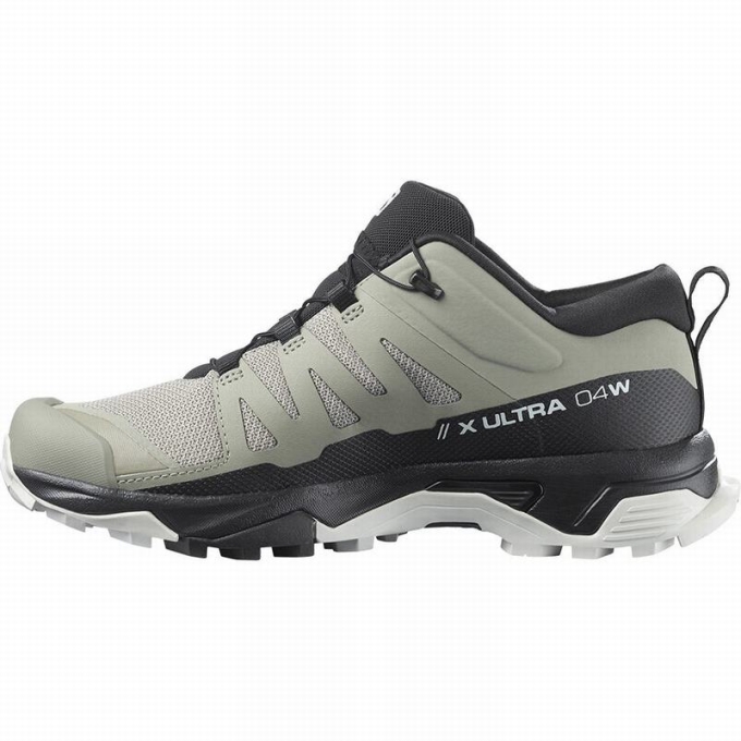 Black Salomon X ULTRA 4 Women's Hiking Shoes | AE-603UHWV