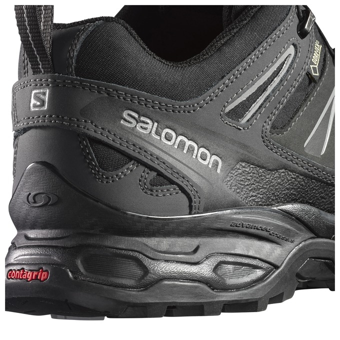 Black Salomon X ULTRA LTR GTX Men's Hiking Shoes | AE-130DMHS