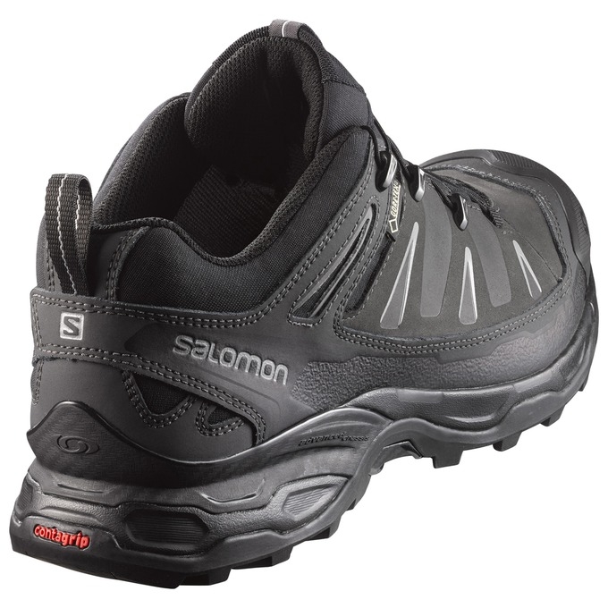 Black Salomon X ULTRA LTR GTX Men's Hiking Shoes | AE-130DMHS