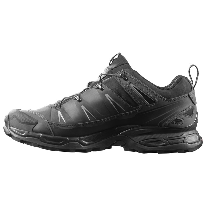 Black Salomon X ULTRA LTR GTX Men's Hiking Shoes | AE-130DMHS