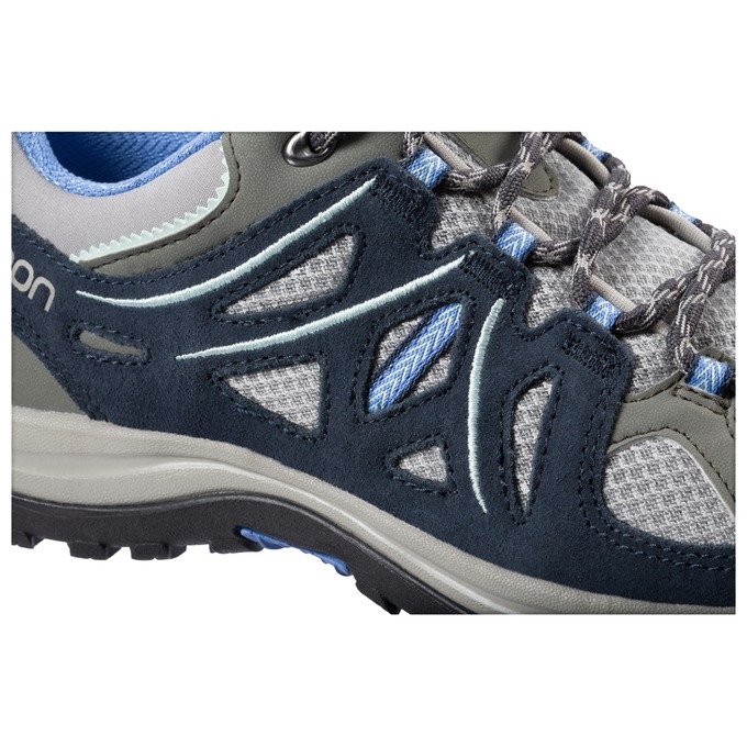 Black / Silver Salomon ELLIPSE 2 AERO W Women's Hiking Shoes | AE-246LKTO