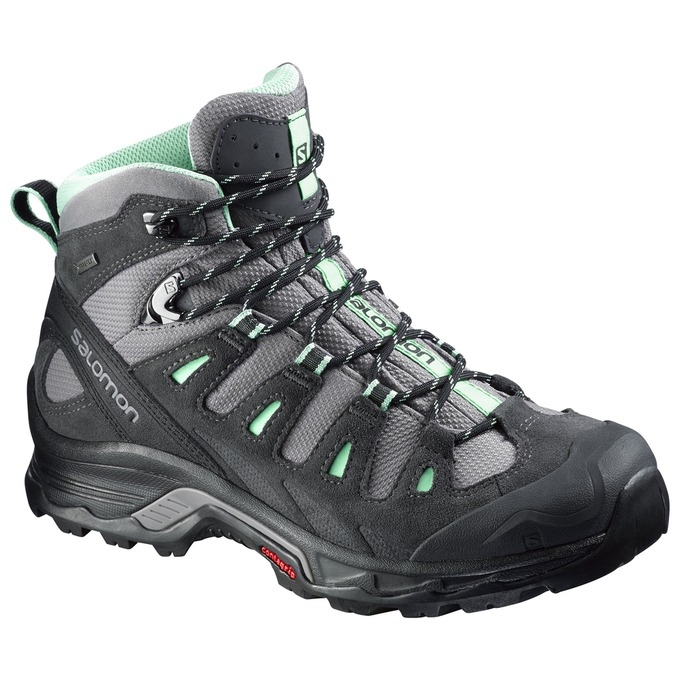 Black / Silver Salomon QUEST PRIME GTX W Women\'s Hiking Boots | AE-457DYRE