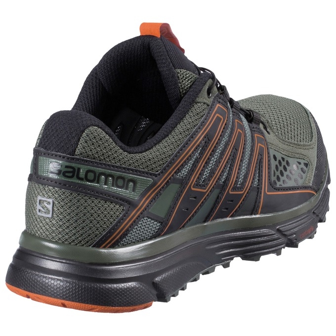 Black / Silver Salomon X-MISSION 3 Men's Trail Running Shoes | AE-384ZTGF