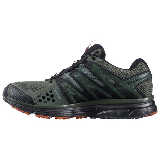 Black / Silver Salomon X-MISSION 3 Men's Trail Running Shoes | AE-384ZTGF