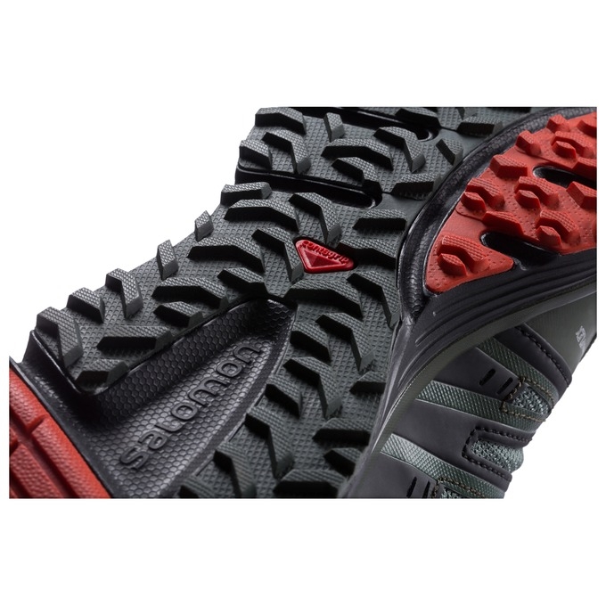 Black / Silver Salomon X-MISSION 3 Men's Trail Running Shoes | AE-384ZTGF