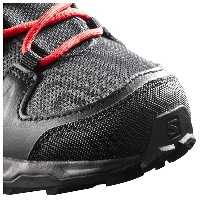 Black / Silver Salomon X-ULTRA GTX J Kids' Winter Boots | AE-652JDOM