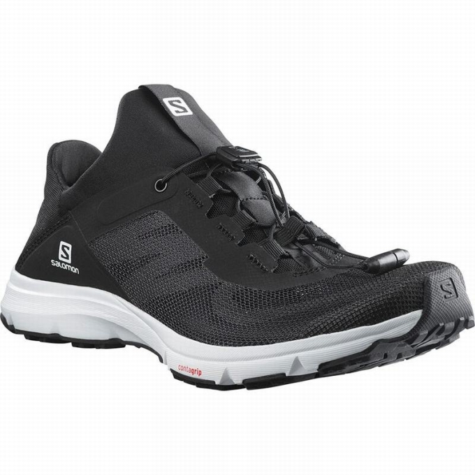 Black / White Salomon AMPHIB BOLD 2 Women's Water Shoes | AE-538UDTY