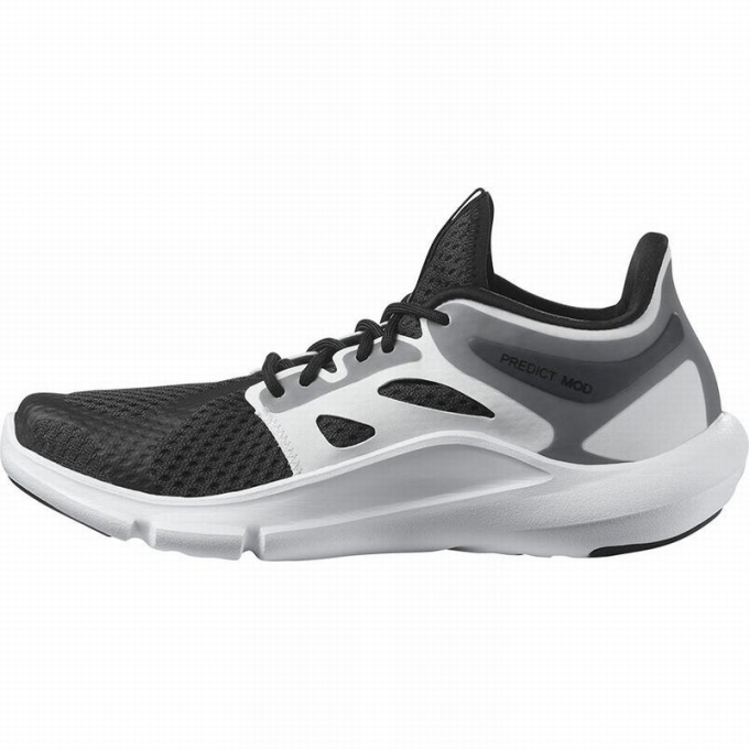 Black / White Salomon PREDICT MOD Women's Road Running Shoes | AE-324YGXH