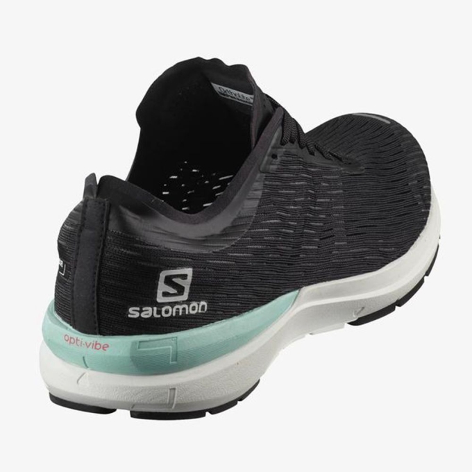 Black / White Salomon SONIC 3 ACCELERATE Women's Trail Running Shoes | AE-395ENUT