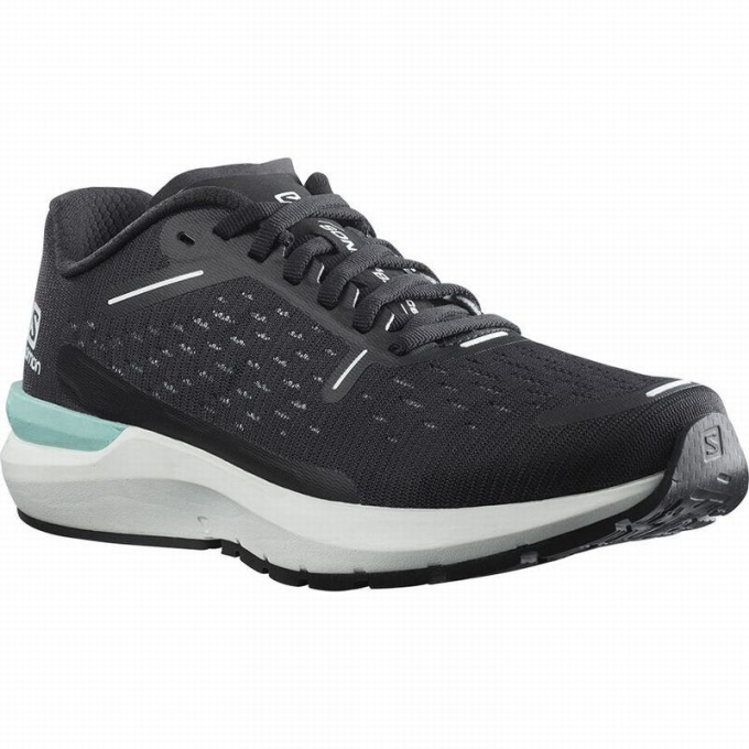 Black / White Salomon SONIC 4 BALANCE Women's Road Running Shoes | AE-761OWKX