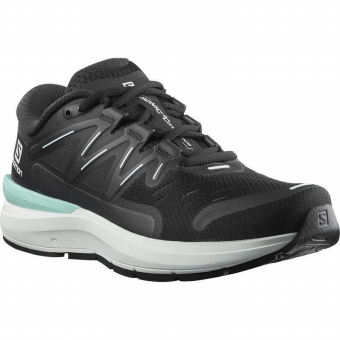 Black / White Salomon SONIC 4 CONFIDENCE Women's Road Running Shoes | AE-329SGWK