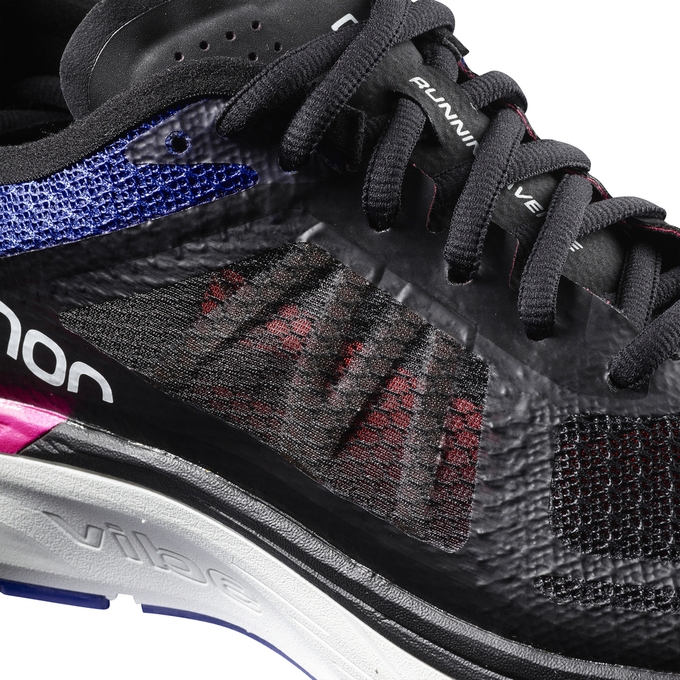 Black White Salomon SONIC RA MAX W Women's Running Shoes | AE-207KUBR