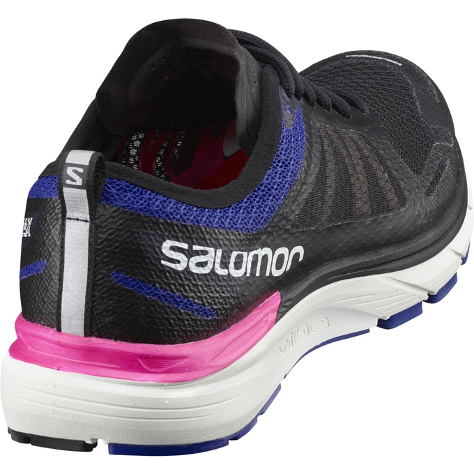 Black White Salomon SONIC RA MAX W Women's Running Shoes | AE-207KUBR