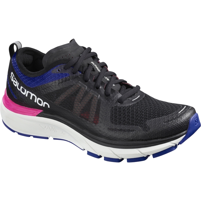 Black White Salomon SONIC RA MAX W Women\'s Running Shoes | AE-207KUBR