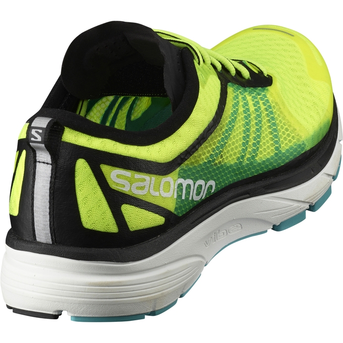 Black / White Salomon SONIC RA Men's Running Shoes | AE-468FUBC