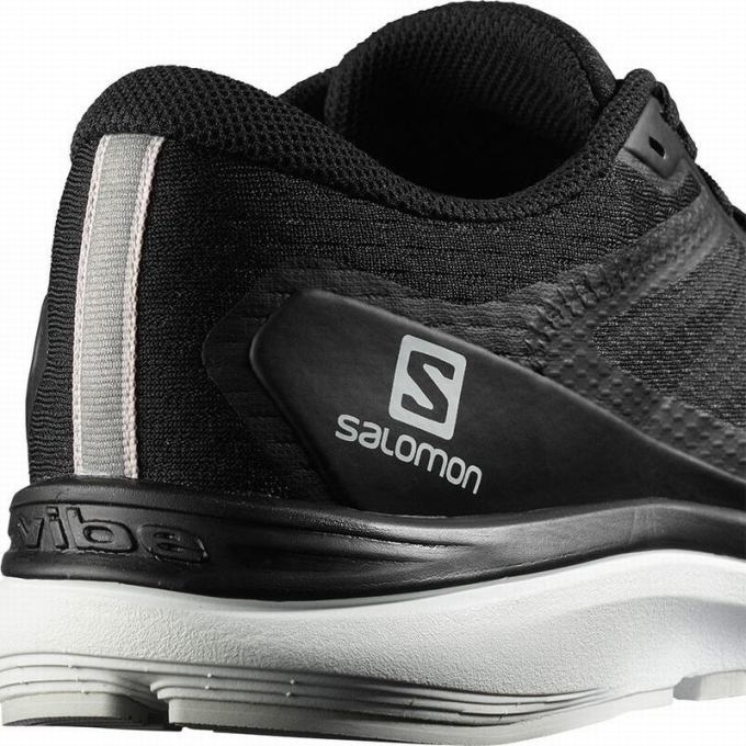 Black / White Salomon VECTUR Men's Running Shoes | AE-830XRQE