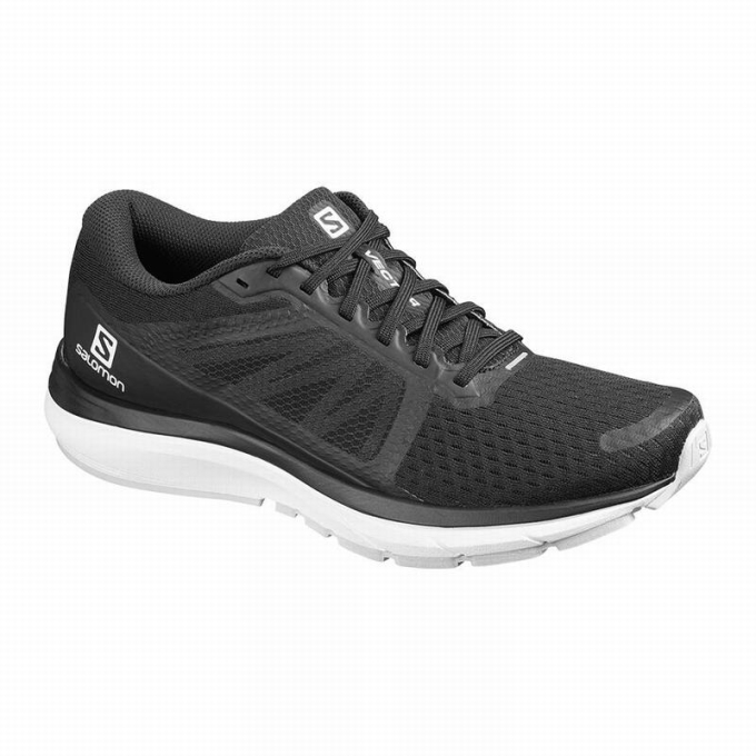 Black / White Salomon VECTUR Men\'s Running Shoes | AE-830XRQE