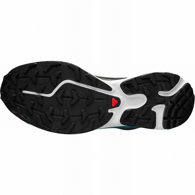 Black / White Salomon XT-6 Men's Trail Running Shoes | AE-396OYWX