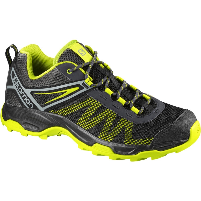 Black Yellow Salomon X ULTRA MEHARI Men\'s Running Shoes | AE-690DQTX