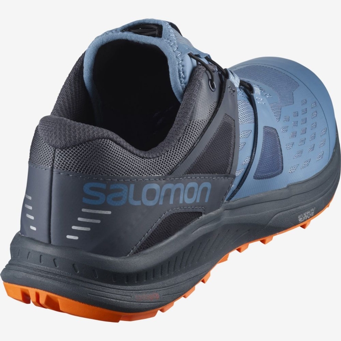 Blue / Black Salomon ULTRA /PRO Men's Trail Running Shoes | AE-524OWPJ