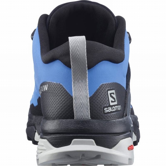 Blue / Black Salomon X ULTRA 4 GORE-TEX Women's Hiking Shoes | AE-710PCYF