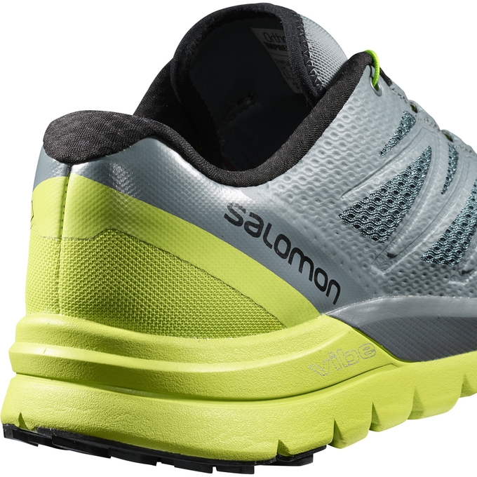 Blue / Green Salomon SENSE PRO MAX Men's Trail Running Shoes | AE-642KSBZ