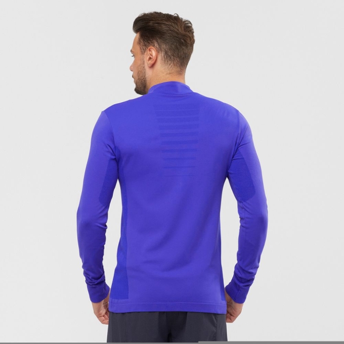 Blue Salomon ESSENTIAL SEAMLESS Cross-Country Skiing Men's Midlayers | AE-563QCJM