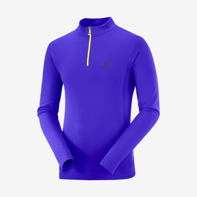 Blue Salomon ESSENTIAL SEAMLESS Cross-Country Skiing Men's Midlayers | AE-563QCJM