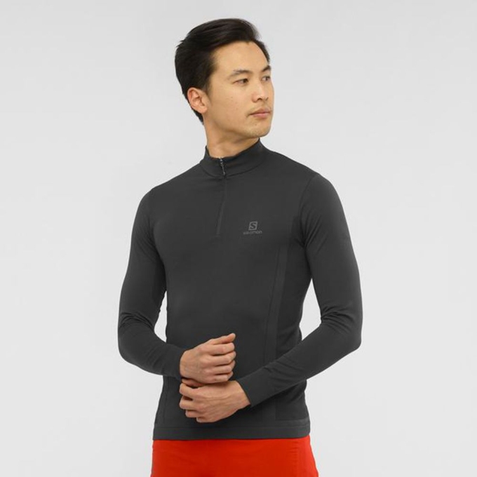 Blue Salomon EXPLORE SEAMLESS HALF ZIP Men's Midlayers | AE-067FRZT