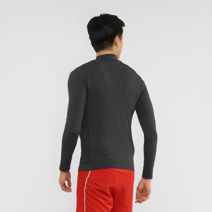 Blue Salomon EXPLORE SEAMLESS HALF ZIP Men's Midlayers | AE-067FRZT