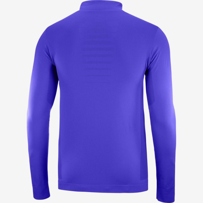 Blue Salomon EXPLORE SEAMLESS HALF ZIP Men's Midlayers | AE-067FRZT