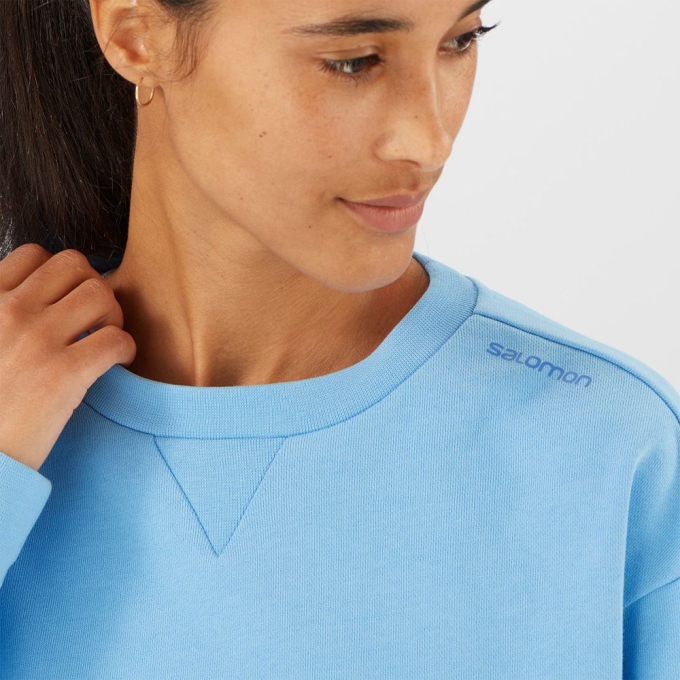 Blue Salomon OUTLIFE SUMMER Crewneck Women's Pullover | AE-815AHUW