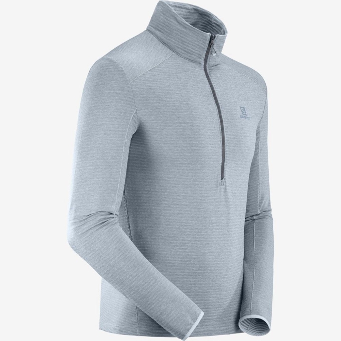 Blue Salomon OUTLINE HALF ZIP MID Men's Midlayers | AE-421WNGI