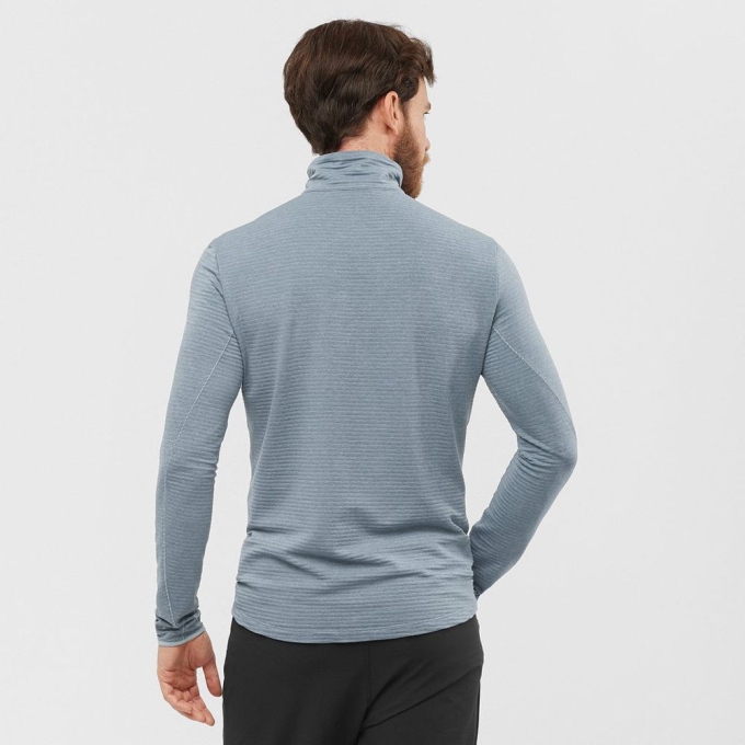 Blue Salomon OUTLINE HALF ZIP MID Men's Midlayers | AE-421WNGI