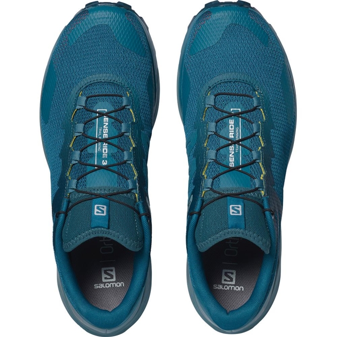 Blue Salomon SENSE RIDE 3 Men's Road Running Shoes | AE-965SVLF